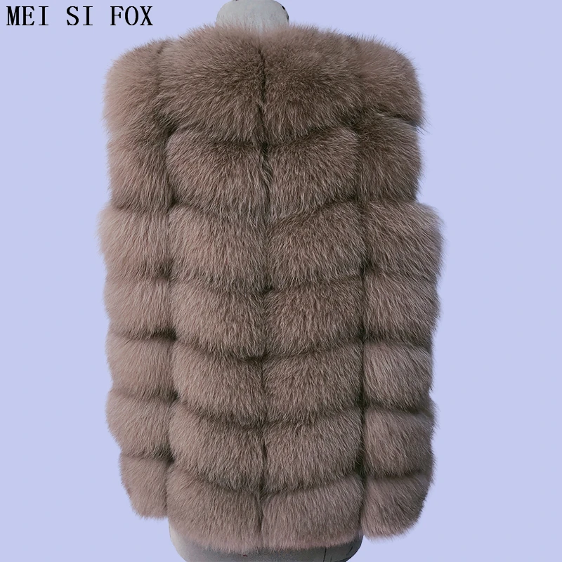 Женский Осенний меховой жилет безрукавка из натурального Лисьего меха шуба