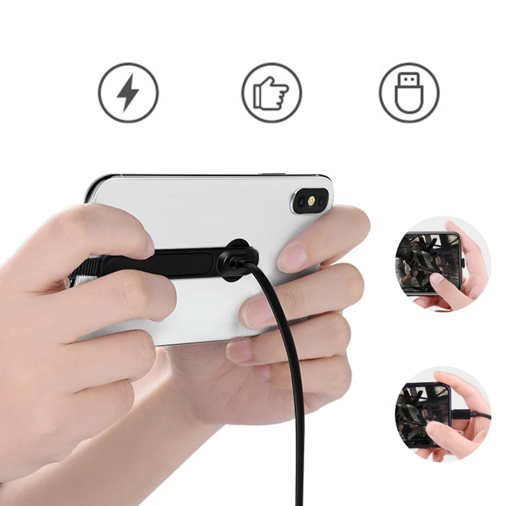 Подзарядка мобильного телефона плоский Быстрый зарядный кабель U Тип игровой