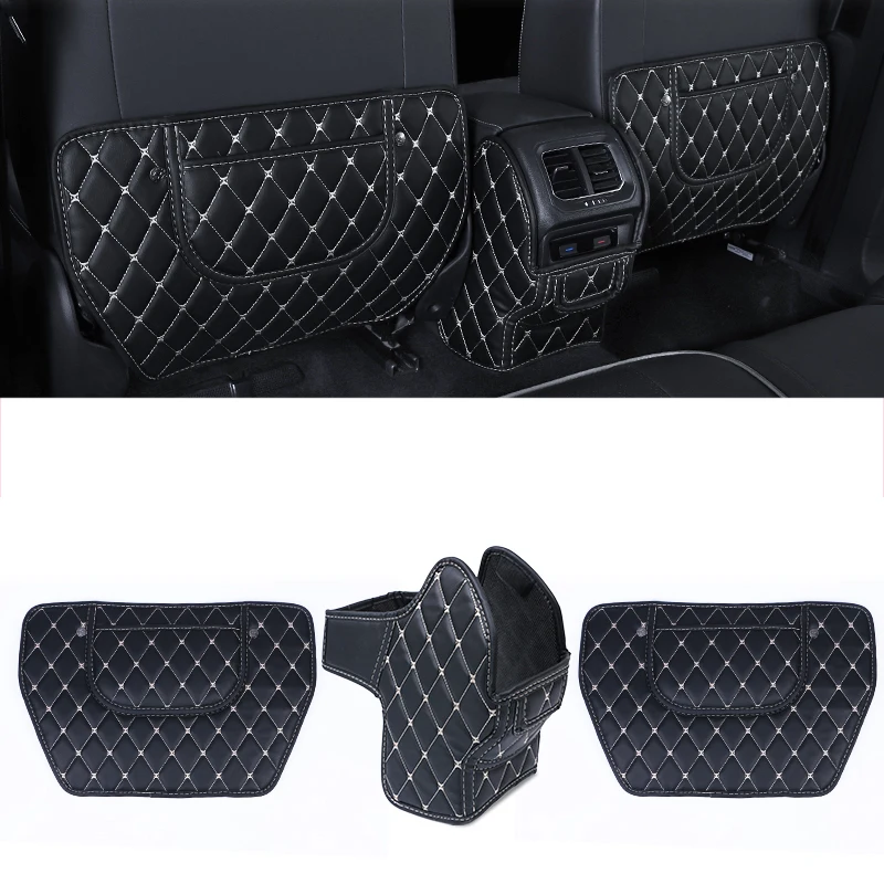 

Leather Car Seat Armrest Anti-kick Mat for Volkswagen Tiguan 2017 2018 2019 2020 VW Accessories Auto 2021 2022 mk2 r line pad