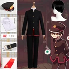 Предварительно продаваемые костюмы для косплея аниме унитаз Jibaku Shounen Hanako Kun, парик, плащ Hanako-kun, костюмы на Хэллоуин для мужчин CS138