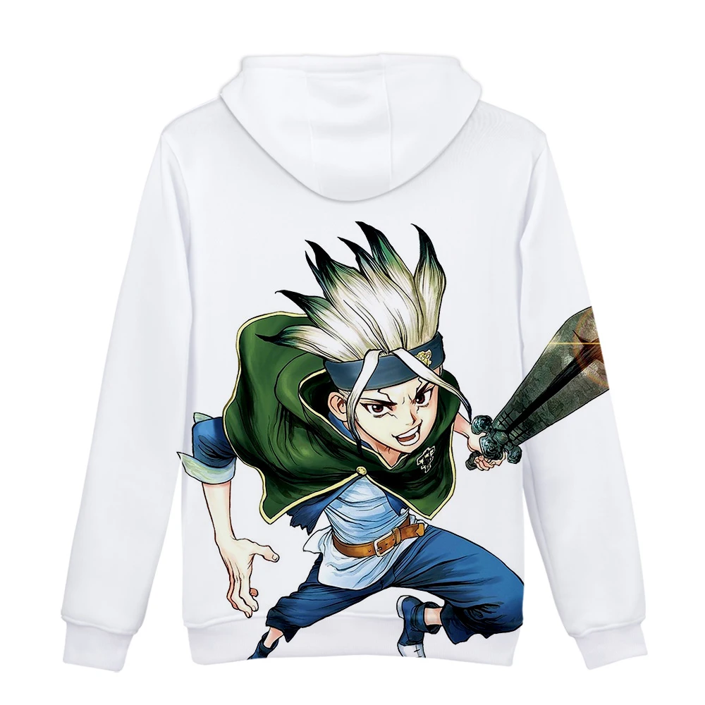 Drstone 3D печать толстовки TMS развлечения recompose 3D Аниме Dr stone толстовка с капюшоном горячая Распродажа мультфильм подростковая одежда