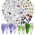 3d-наклейка для ногтей с авокадо, фруктами, подвесками, водные переводные наклейки, Слайдеры для ногтей, листья, цветы, тату, наклейка, украшение для ногтей