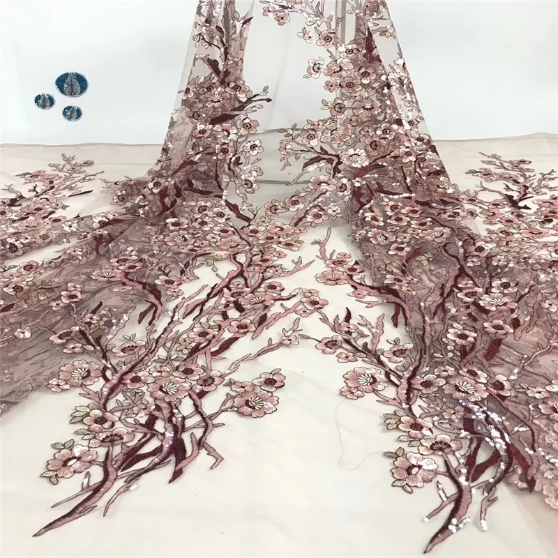 

NaXiu Latest African Laces 2019 High Quality Trade Nigerian French Lace Fabric For Wedding Lace Fabric