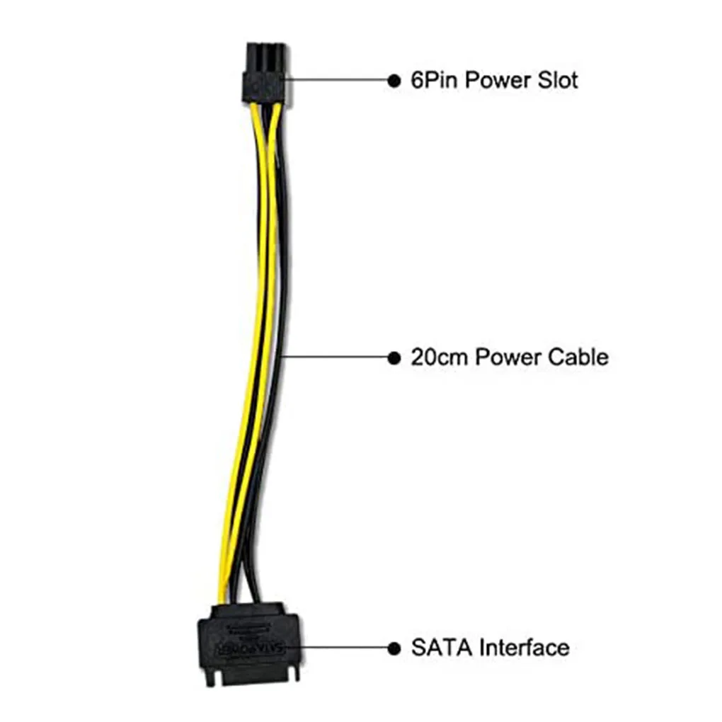 Переходная карта PCI-E 6 шт. PCI Express X1 на X16 адаптер 0 м USB 3 Кабель-адаптер SATA