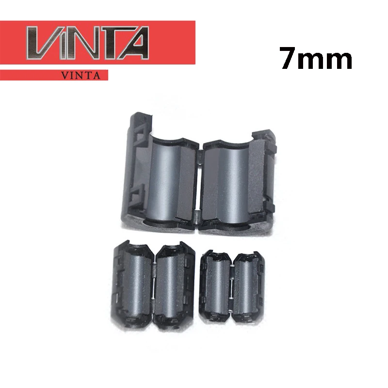 

[7mm] 10PCS Snap magnetic ring filter degauss ring detachable buckle filter anti-interference shield magnetic buckle core