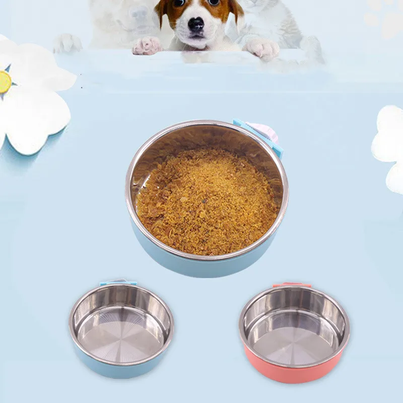 

Cat and Dog Bowl Rust Steel Cat Bowl Safety Neck Guard Puppy Cat Feeder Non-slip Crash Overhead Cat Food Bowl