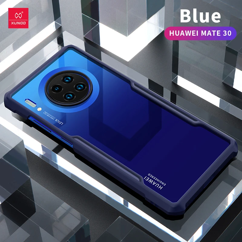 Blue Новинка XUNDD противоударный чехол для телефона huawei mate 30 mate 30 Pro с подушками безопасности защитный чехол для глобальной версии huawei mate 30 - Цвет: Blue