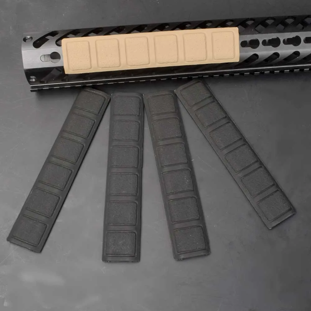 4 шт. упак. 6 25 &quotRIS мягкая резиновая крышка рельсовая текстурная панель рельса