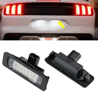 2 pcs car led number license plate light bright white auto lamp for lincoln mks mkz mkt mkx ford mustang focus taurus flex fusio