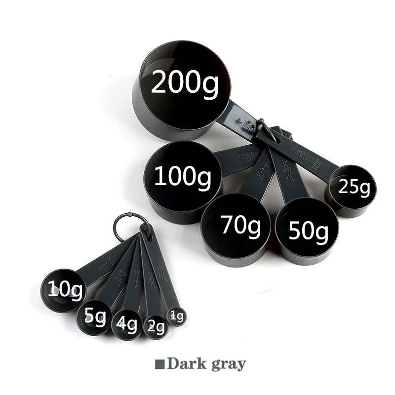 

4Pcs/8pcs Multi Purpose Spoons/Cup measuring cup Measuring spoon Tools PP Baking Accessories Stainless Steel/Plastic Handl