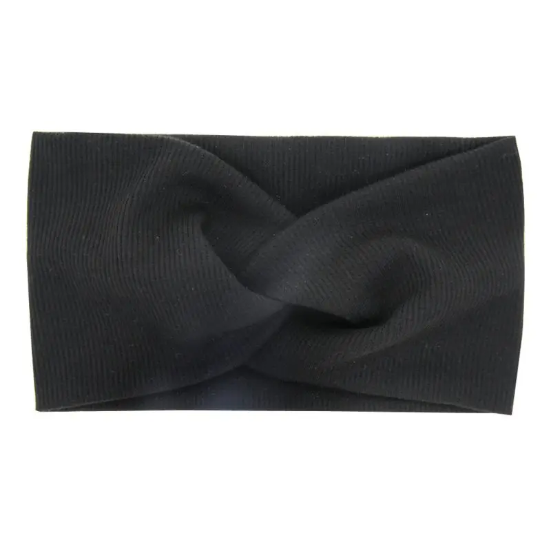 

Baby Girls Headband Top Knot Elastic Turban Hairband Kids Head Wrap Ears Warmer Headwear Girls Headbands Hair Accessories New