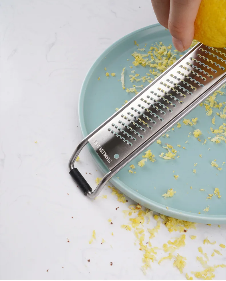 

New Multifunction Stainless Steel Lemon Zester Fruit Peeler Cheese Zester Microplane Grater Fruit Vegetable Tools & Kitchen