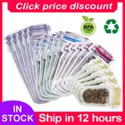 Многоразовые мешки для бутылочек с замком, кухонный органайзер для еды, орехов, конфет, печенья