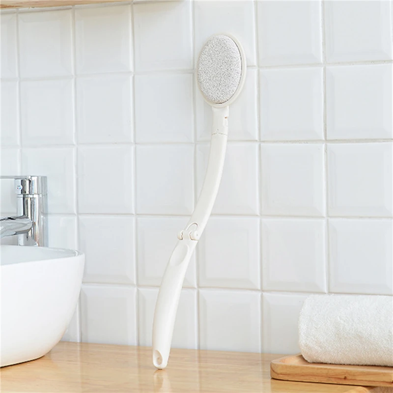

Folding Bath Brush Soft Nylon Hair Back Body Shower Scrubber Brushes Exfoliating Scrub Skin Massager For Home Bathroom Use