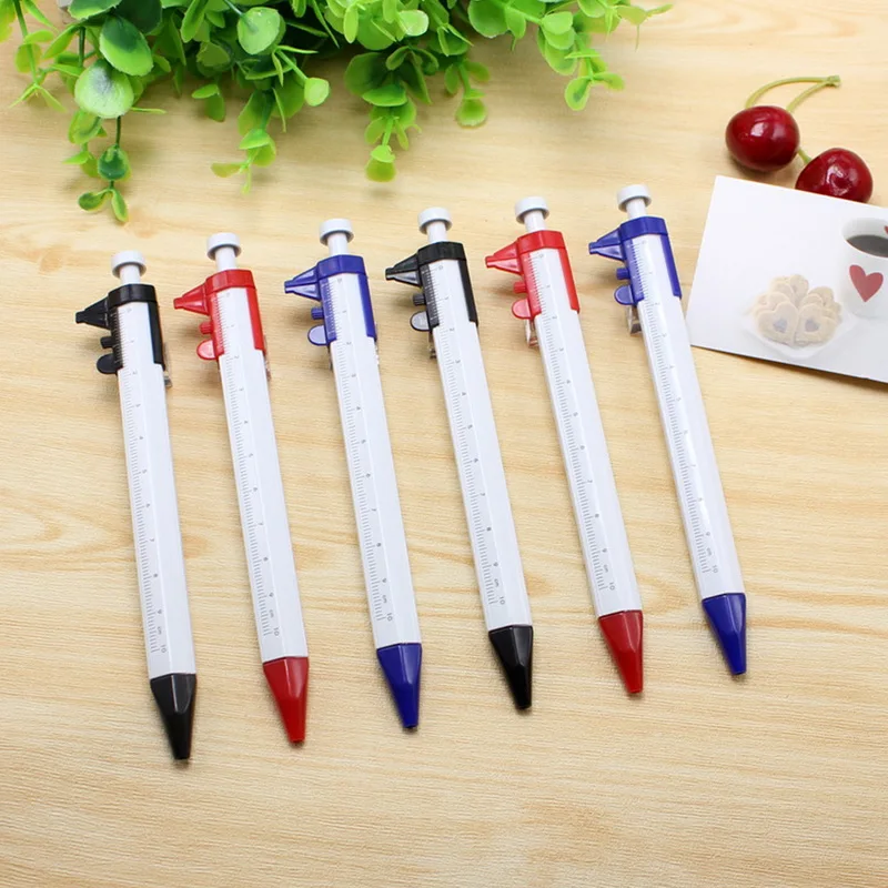 

Vernier Caliper Gel Ink Pen Roller Ball Pen Stationery Ball-Point Ultifunction Pen Gifts Marker Pen For Student Vernier Caliper