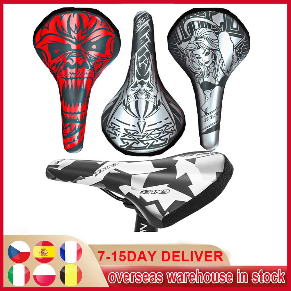 

2022 New Bicycle Seat Saddle MTB Road Bike Saddles Mountain Bike Racing Saddle PU Breathable Soft Seat Cushion Bike Spare Parts