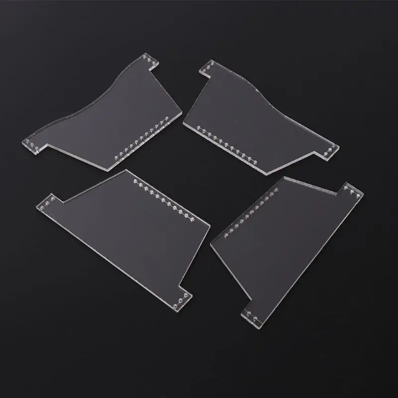 

13pcs Clear Acrylic Wallet Pattern Stencil Template Sets Leather Craft DIY Tool Kits Handmade E56C
