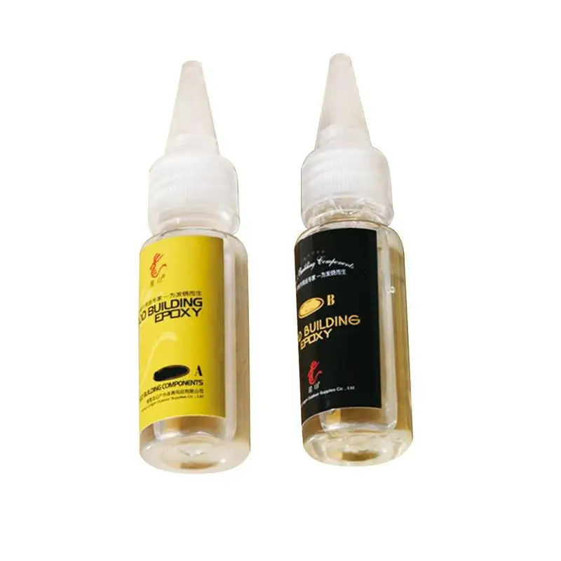 2 шт./лот полимерная направляющая для рыбалки клей Прозрачная сделай сам удочка