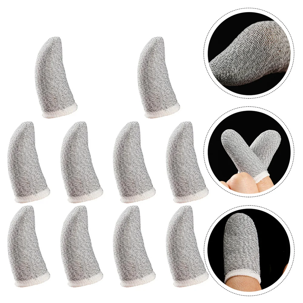 

10 Pcs Breathable Thumb Sleeves Wear-resistant Finger Protectors Finger Props