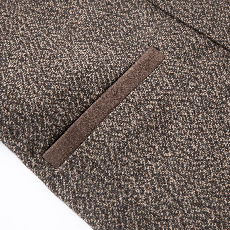 

Brand Men Blazer Wild Retro Prom Men's Suit Jacket High Quality Fashion British Style Slim Fit Warm Casual Blazer Male