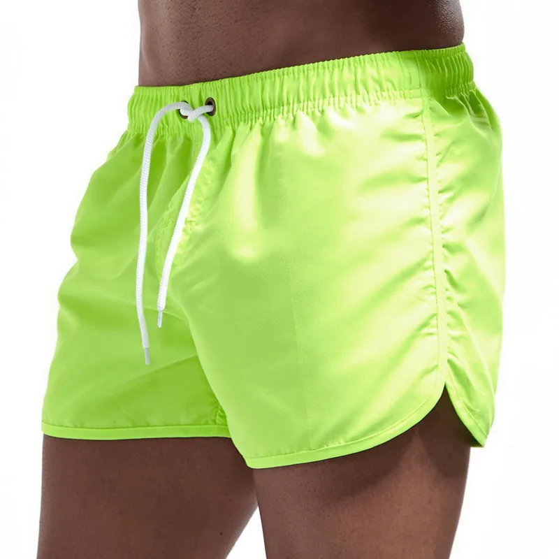 

2021 Summer Hot Shorts Men's Solid Color Shorts Men's Summer Loose Breathable Casual Bathing Beach Wear Large Size Swimsuit