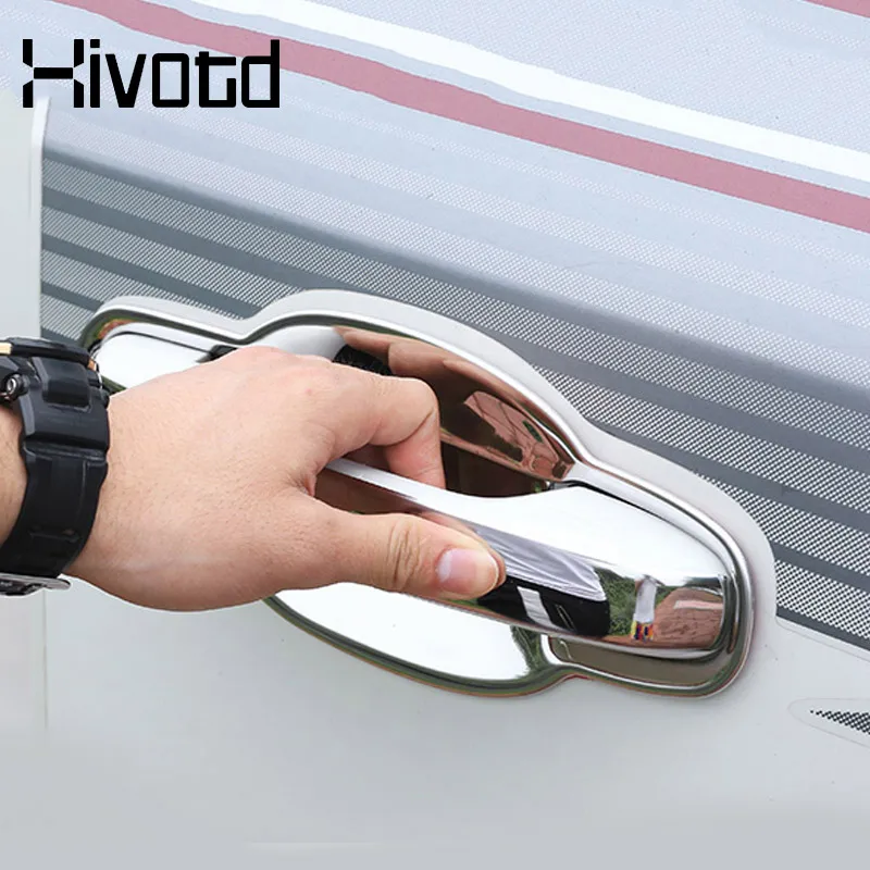Крышка дверной ручки Hivotd автомобильные аксессуары из нержавеющей стали запасные