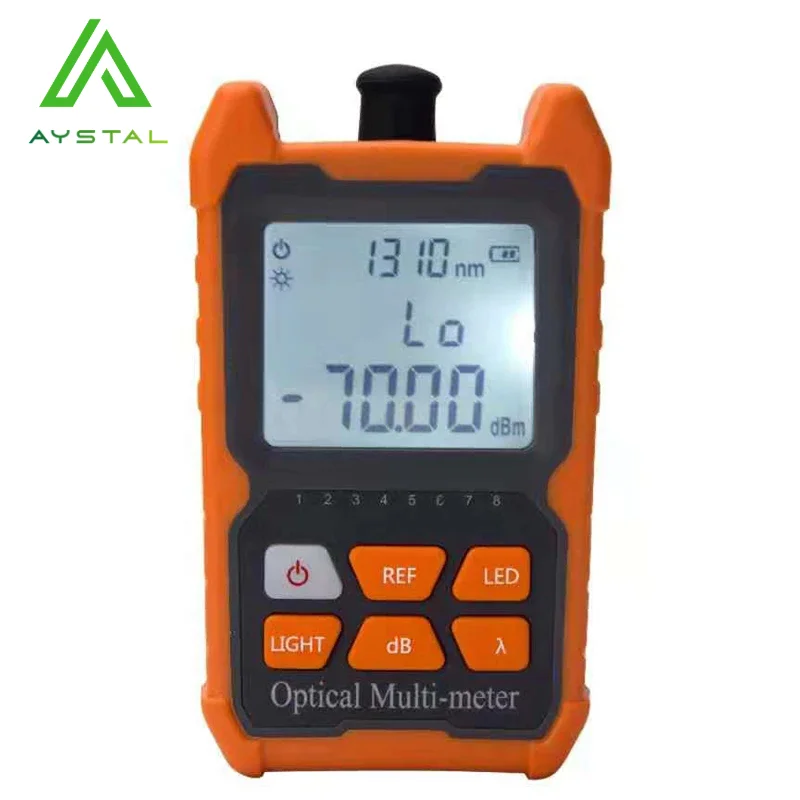MINI OPM Handheld Mini Fiber Optical Power Meter Fiber Optic Cable Tester -70 + 6 or -50 + 26