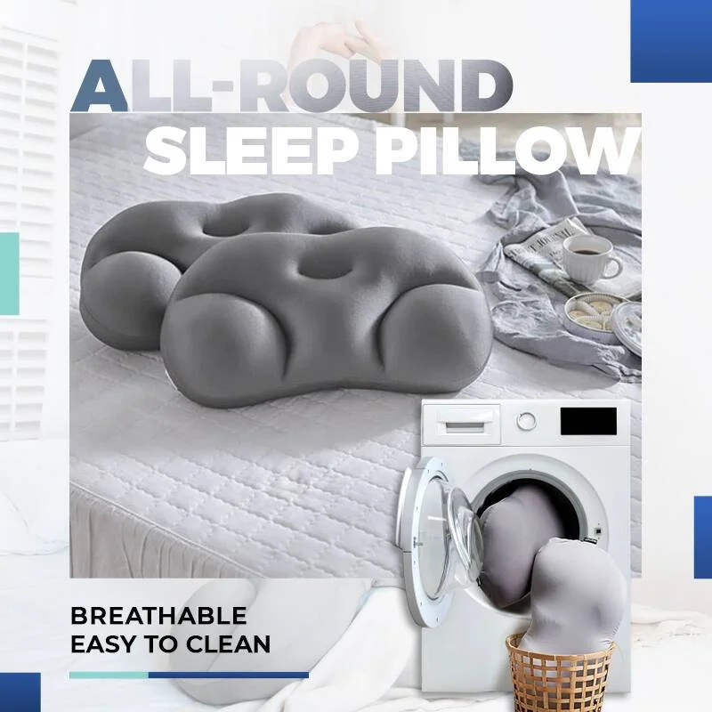 

3D cloud pillow with pillow case 3D neck pillow creative deep sleep neck pillow decompression air pillow. Egg pillow