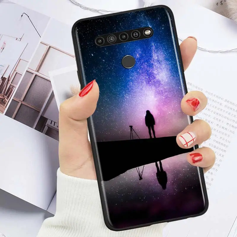 

Star Moon Earth For LG K92 K42 K22 K71 K61 K51S K41S K30 K20 2019 Q60 V60 V50 S V40 V30 G8S G8 X ThinQ Phone Case