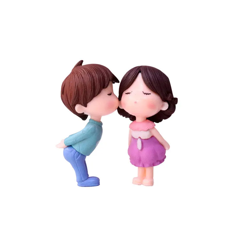 Куклы-целуи для пар 2 шт. маленькие украшения миниатюры ручной работы