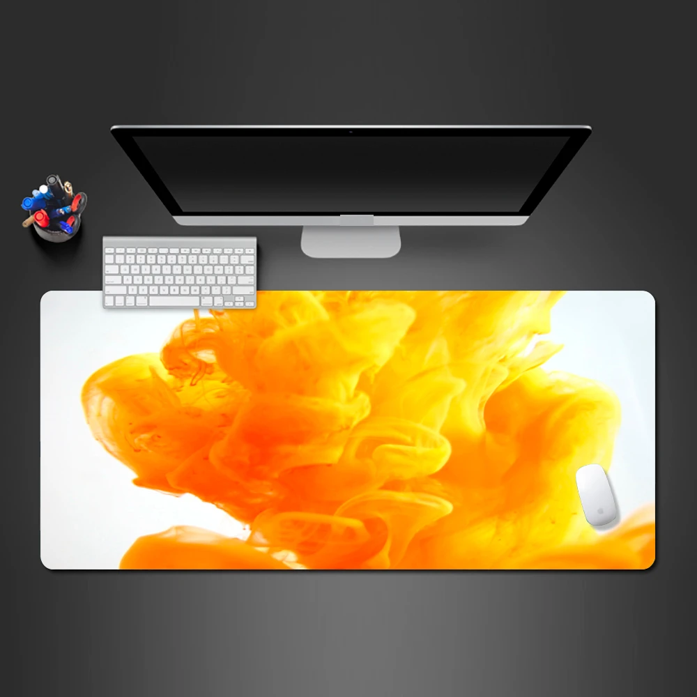 

Modern Yellow Abstract Mousepad Fashion Mouse Pad Best-selling Game Mouse Pad Cool Mouse Pad To Laptop Keyboard Pad Best Gift