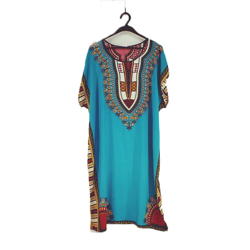 Туфли в африканском стиле Стиль одежда платье купальный халат из хлопка и 3D принт