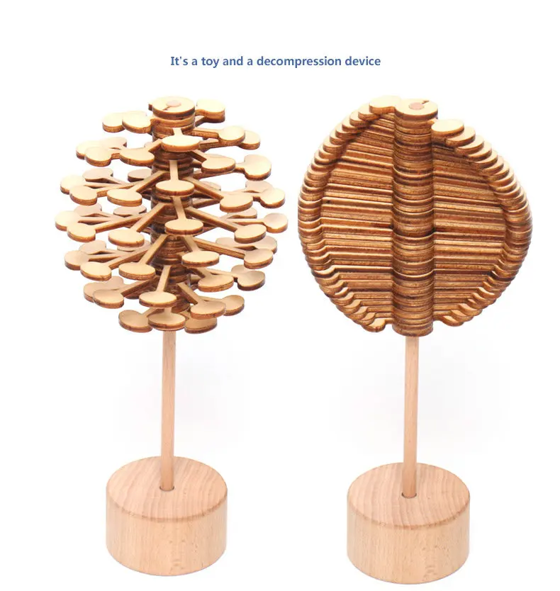 Fibonacci, деревянные игрушки, Вращающиеся Леденцы, это игрушка и декомпрессионное устройство, Креативные украшения, деревянная игрушка, детская игрушка, подарок для ребенка