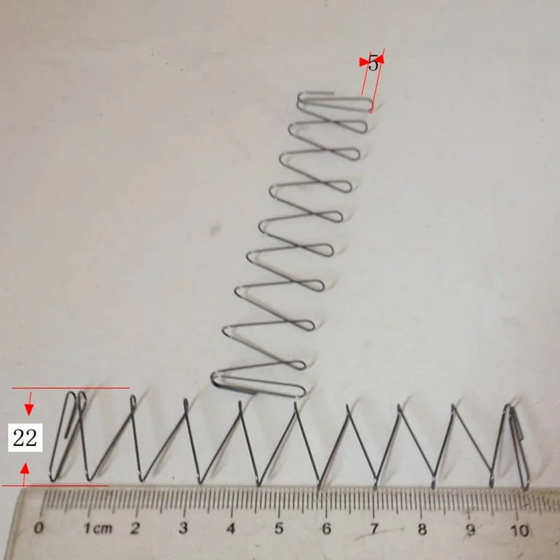 Molle di compressione quadrate rettangolari in filo d'acciaio personalizzate da 0.8mm