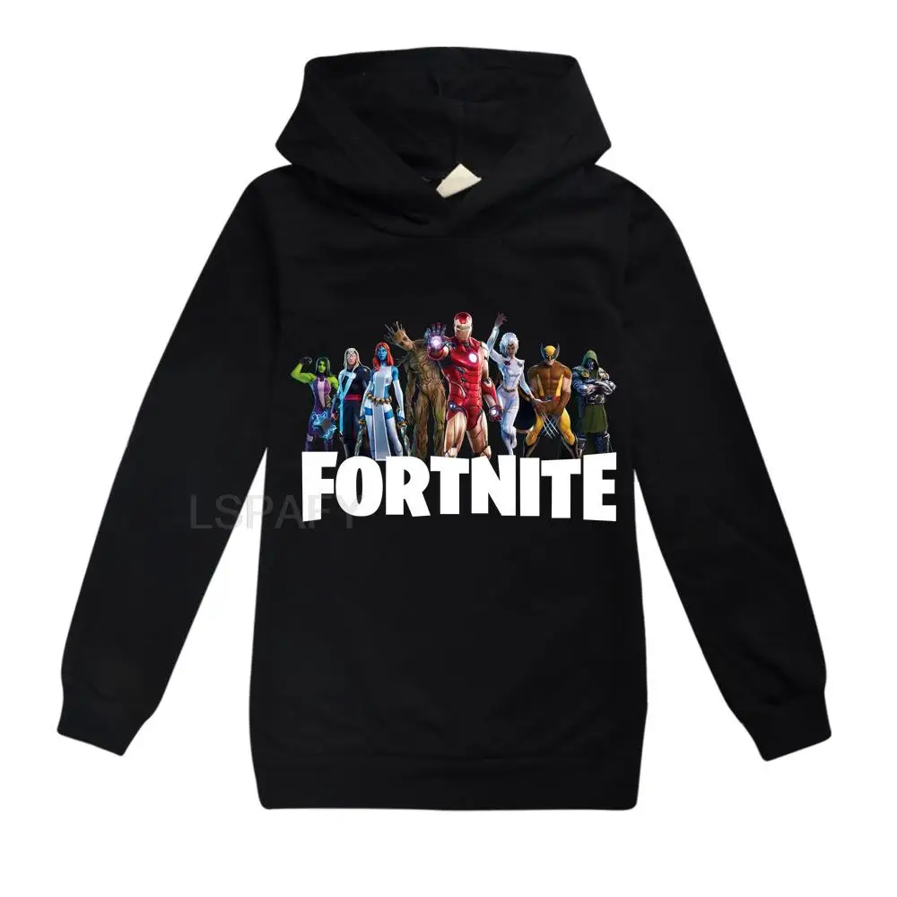 Детский костюм для косплея FORTNITE толстовки маленьких мальчиков спортивный