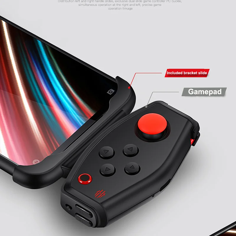 bluetooth wireless gamepad for zte nubia red magic 5g gamepad pubg game controller joystick phone single hand gaming handle case free global shipping
