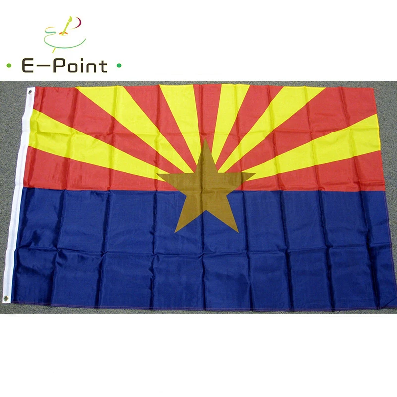 

Флаг Штата Аризона США, размер 2 фута * 3 фута (60*90 см), размер 3 фута * 5 футов (90*150 см), рождественские украшения для дома, флаг, баннер, подарки