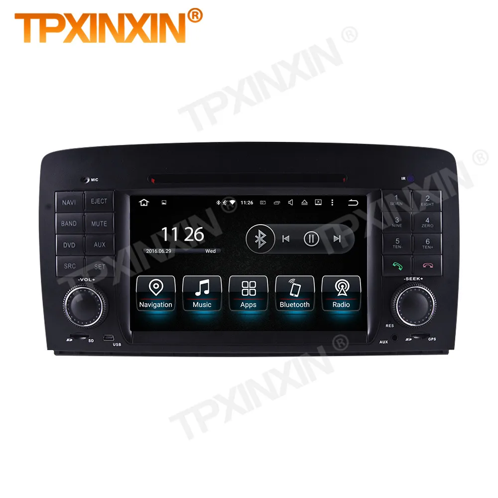 

1 Din Carplay Android Radio Receiver Multimedia For Mercedes Benz R W251 2006 2007 2008 2009 2010 2011 2012 Recorder Head Unit