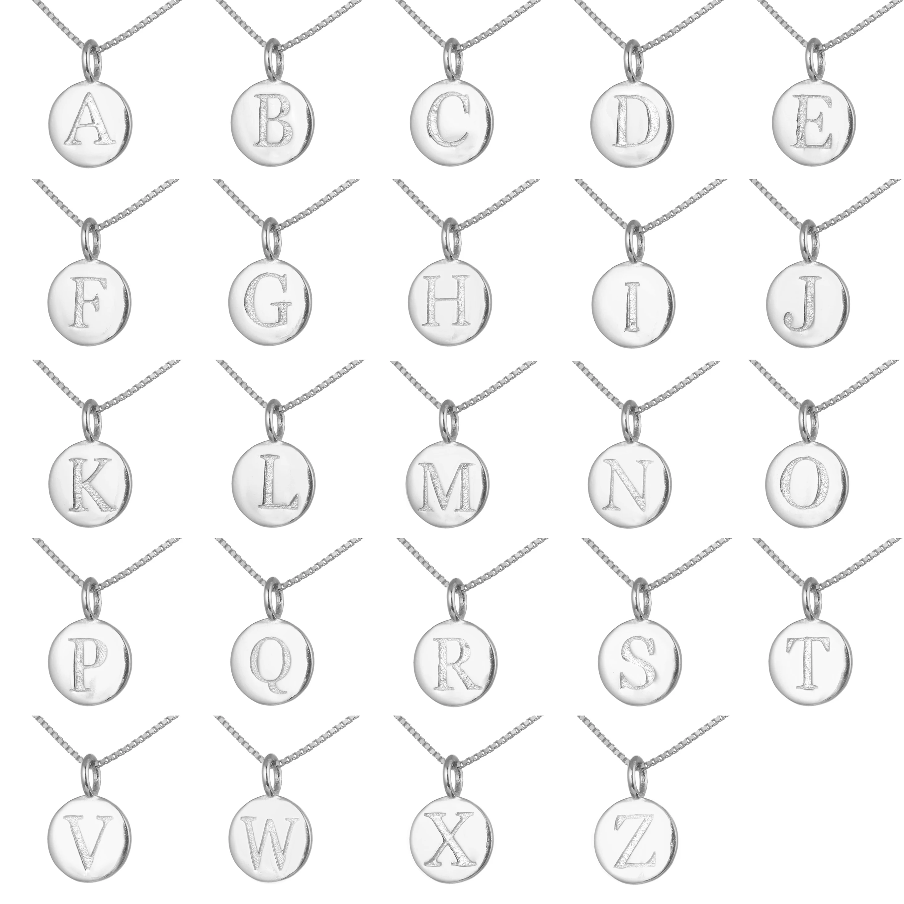 Женское Ожерелье из стерлингового серебра с надписью серебряное ожерелье