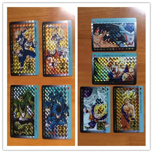 

BANDAI Dragon Ball Imitating PP20 Limited Style Cell 4 Super Saiyan Burdock Vs Frieza Flash Card Hard Card Rare Collection Card