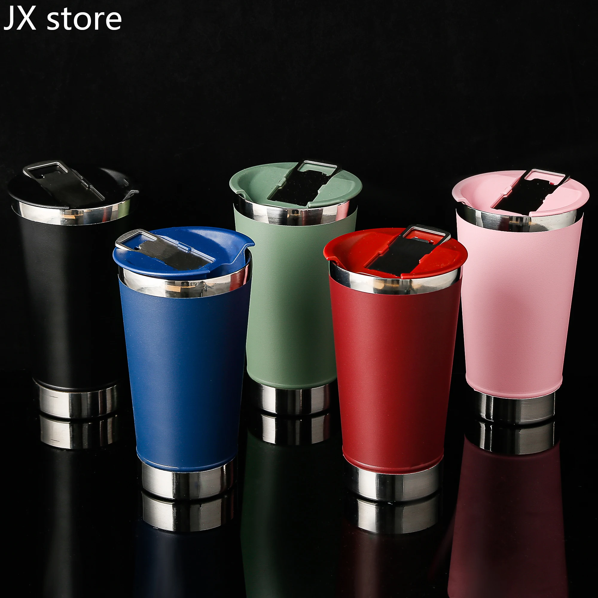 

New Creativity 304 Stainless Steel Beer Cup Thermos Cup With Bottle Opener 500ML Heat Preservation And Cold Preservation