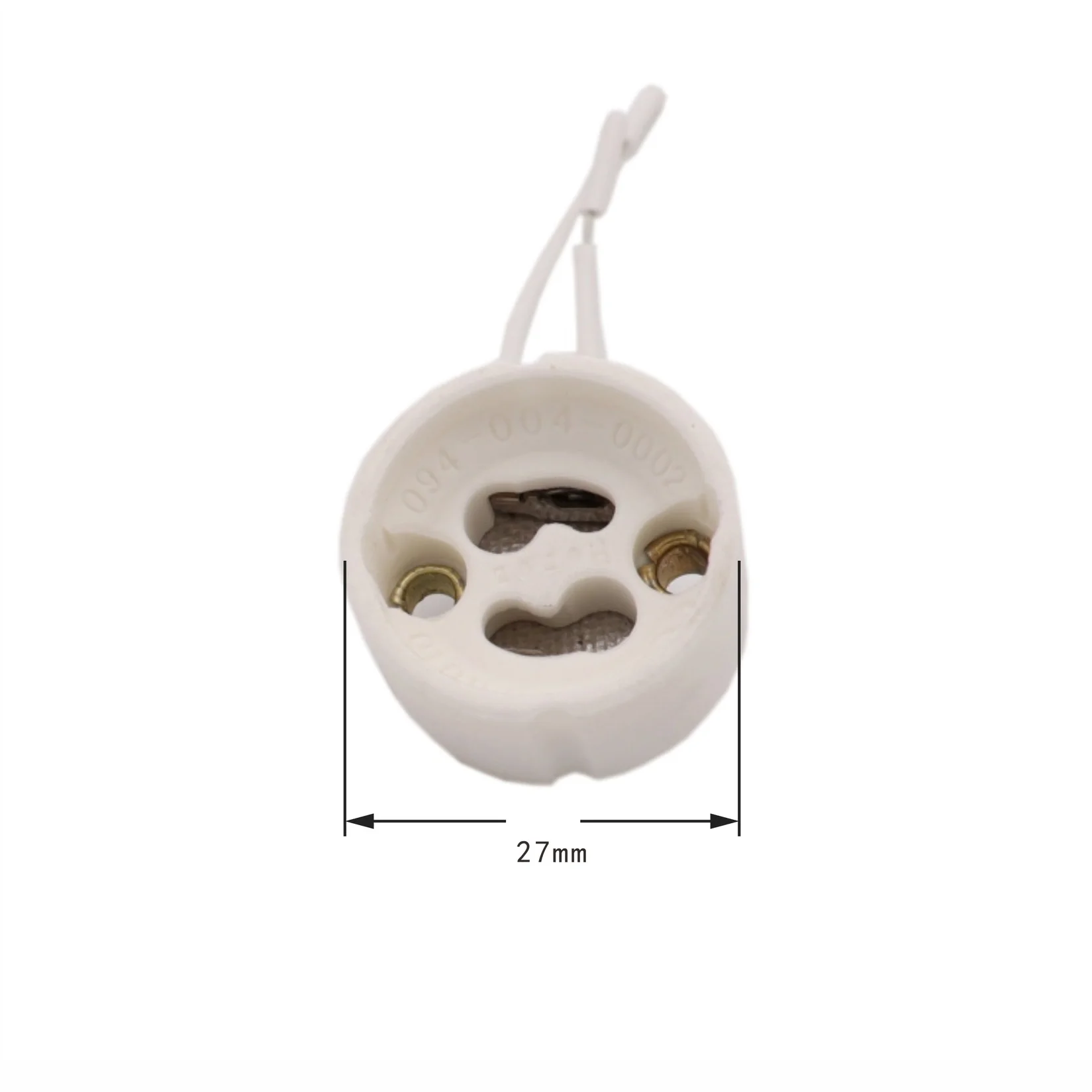 

10pcs/lot GU10 Lamp Holder Socket Base Adapter Wire Connector Ceramic Socket Cable for GU10 LED Halogen Light