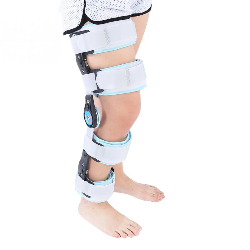 

Hinged ROM Knee Brace Adjustable Surgical Fixation Stabilization Fracture Support Posture Corrector Protector for Legging Pain