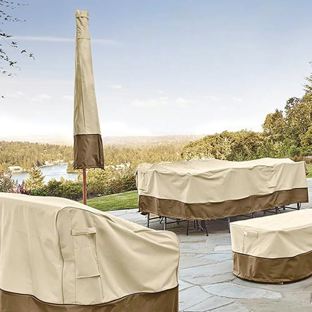 Водонепроницаемый открытый зонтик крышка зонта балкона террасы патио мебель