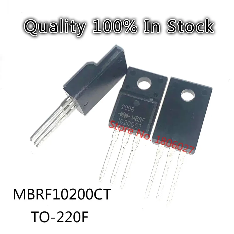 Триод 10 шт./лот MBRF10200CT MBRF20100CT MBRF10150CT MBRF20150CT TO-220F | Электронные компоненты и