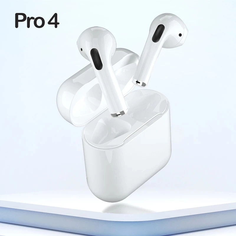 

Newest Mini Pro 4 Bluetooth Earphone Touch Control Wireless Headphone Handsfree Headset With Charging Box For Smart Phone