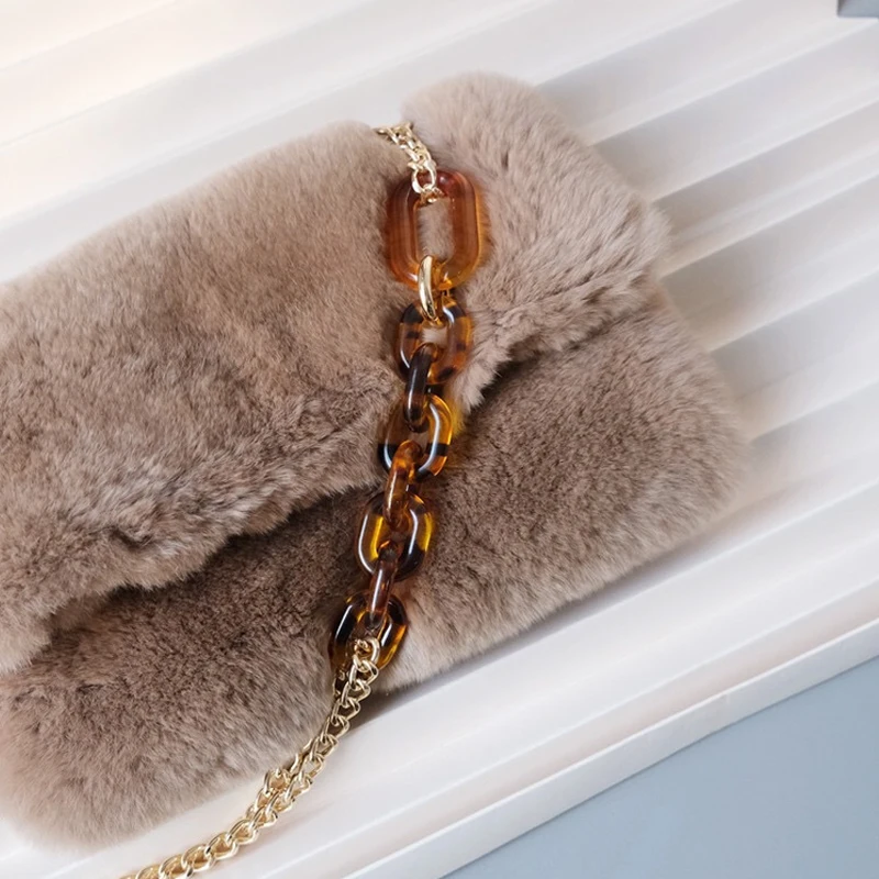 

Creative Acrylic Resin Bag Strap For Women's Bag 2021 Shoulder Bag Crossbody Handbags Bag Chain Metal Chain Accessories For Bags