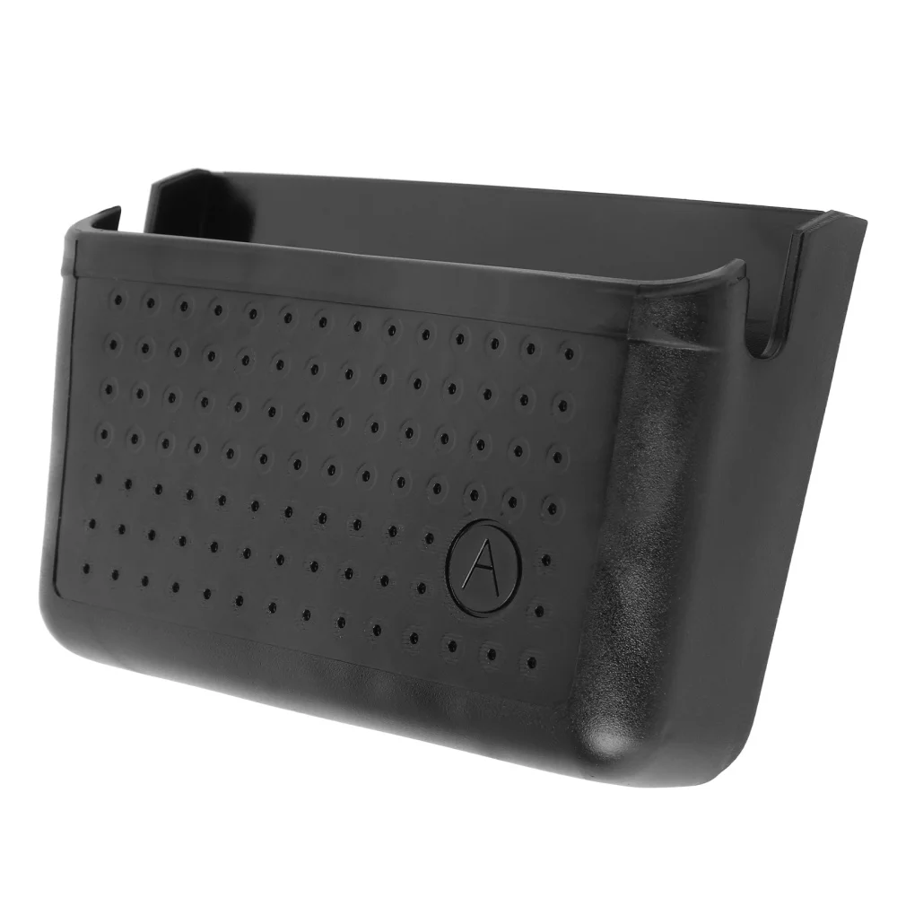 

Car Auto Self Adhesive Mobile Phone Holder Box Storage Organizer (Black)