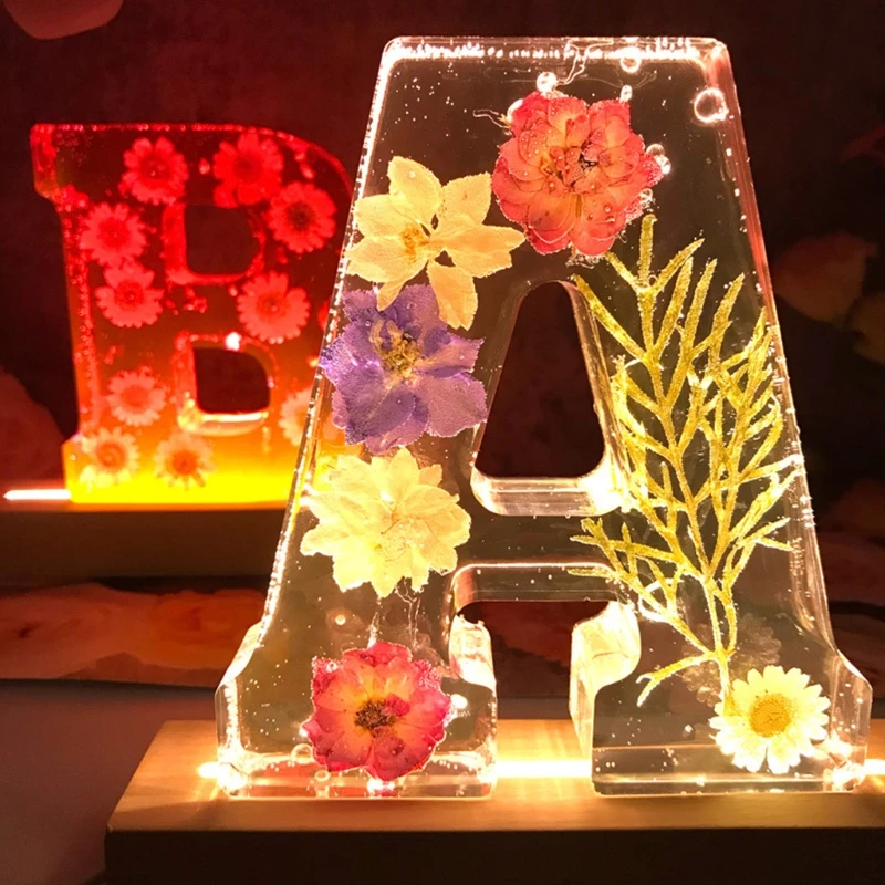 

26Pcs Silicone Alphabet Molds Large Letter Molds Epoxy Resin Molds for DIY Craft Birthday Party Wedding Home Decoration