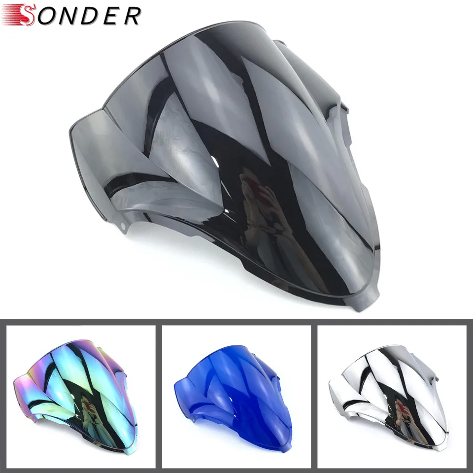 Ветровое стекло для Suzuki Hayabusa GSX 1300R R 1300 GSXR1300 GSX1300R 99 07 06 05 04 03 02 01 00 с двойным